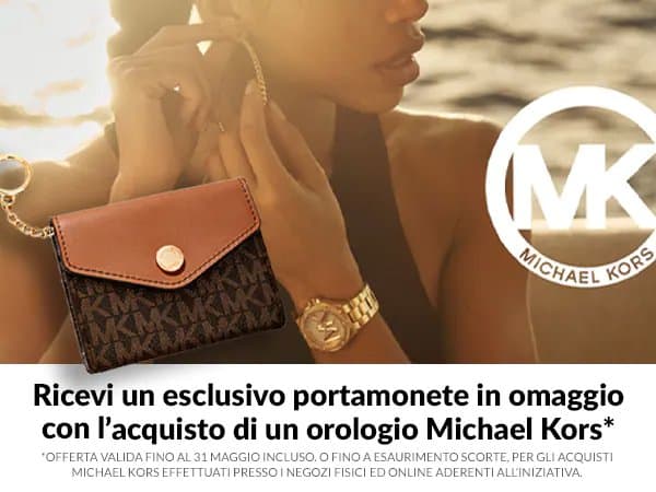 Stroili ti regala il portamonete Michael Kors con l acquisto di un